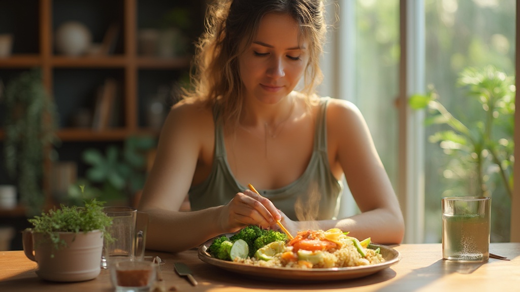 Achtsames Essen als Teil des Stressmanagements