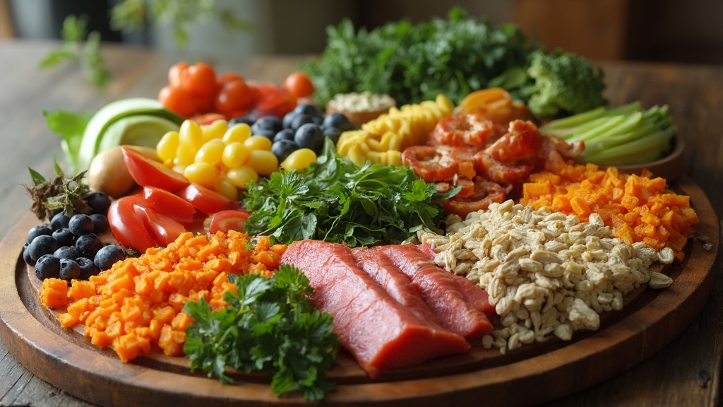 Vielfalt von Vollwertkost für ganzheitliche Ernährung