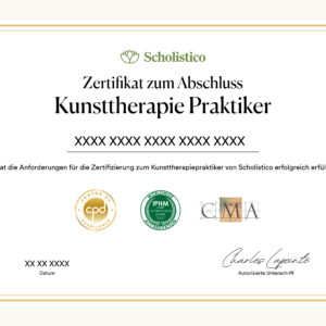 Offizielles gedrucktes Zertifikat